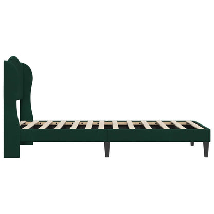 Struttura del letto Verde Scuro 80 x 200 cm Velluto | homemem39