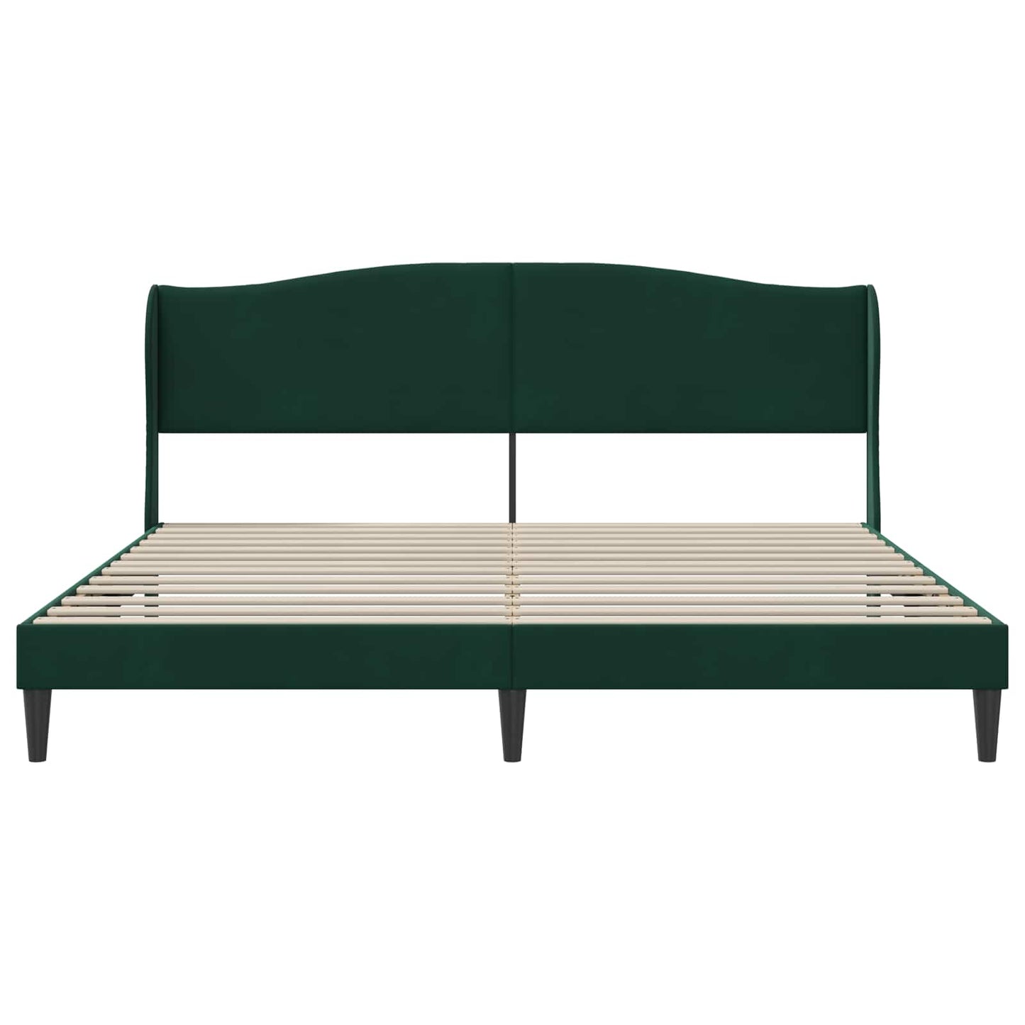 Struttura del letto Verde Scuro 180 x 200 cm Velluto | homemem39