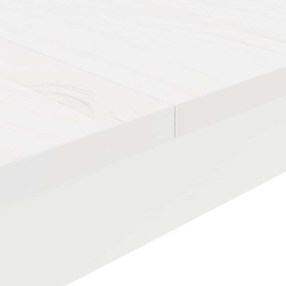 Tavolo da bar Bianco 110 x 55 x 105 cm Pino massello