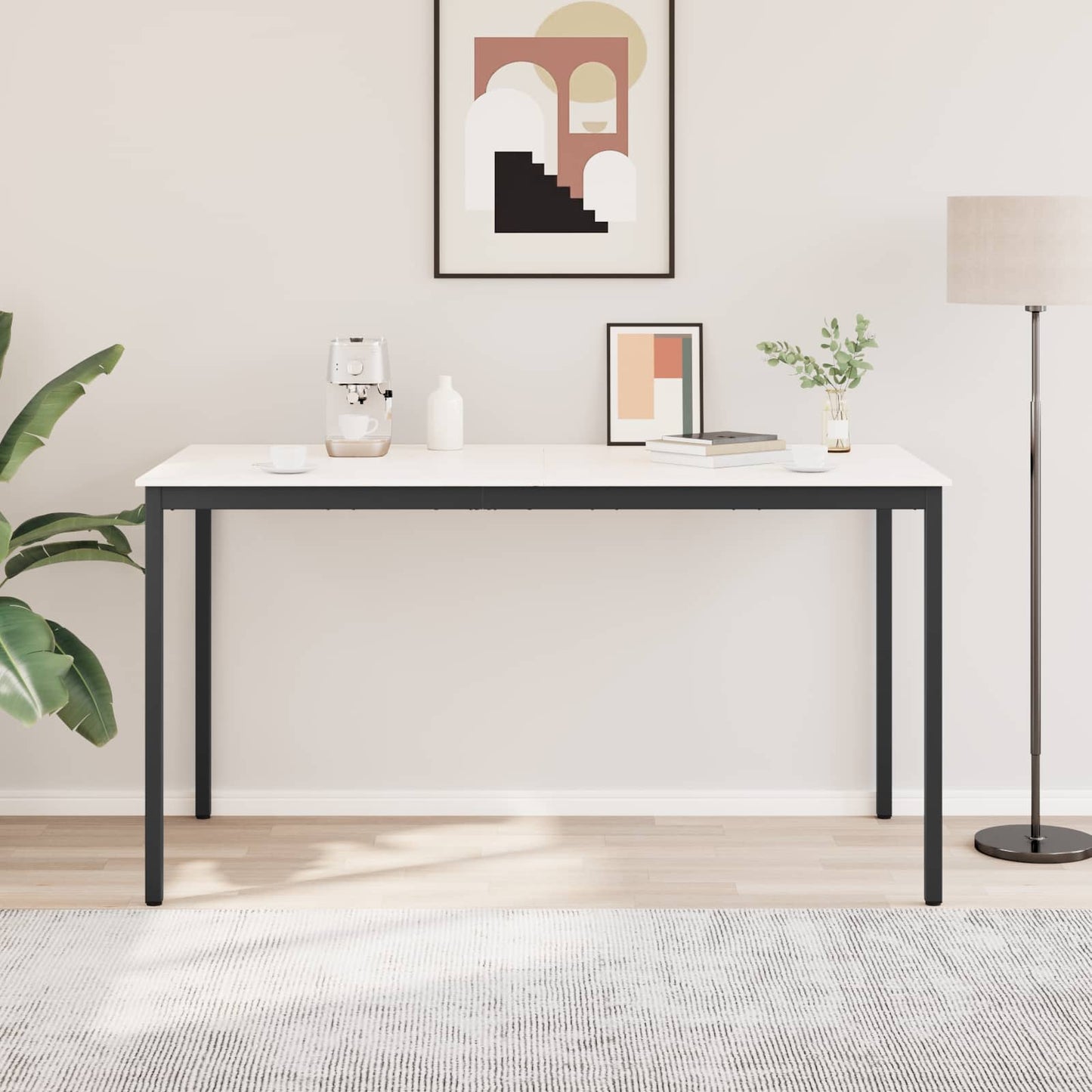 Tavolo da bar Bianco 200 x 100 x 105 cm Pino massello | homemem39