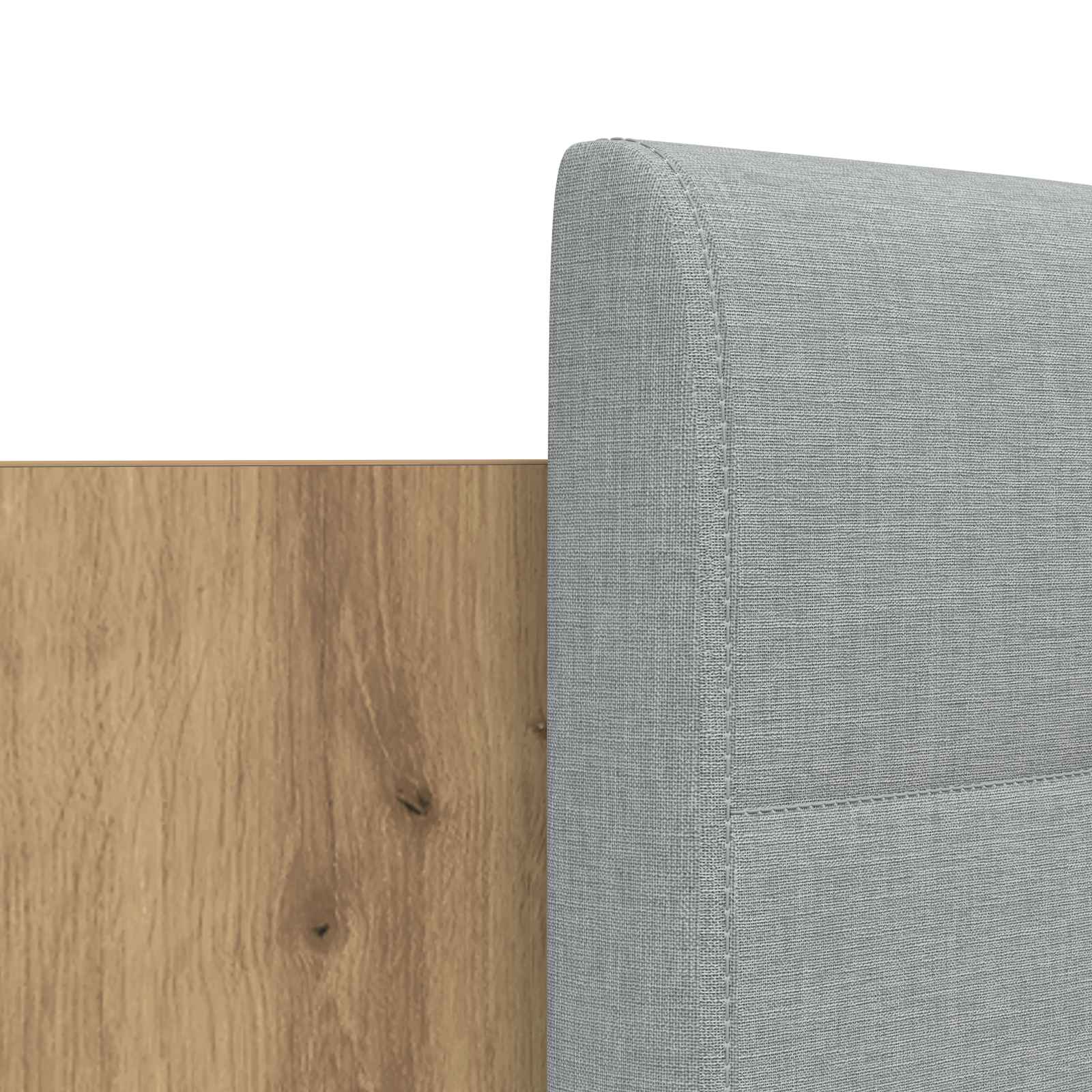 Struttura letto con testata Rovere artigianale 160 x 200 cm | homemem39