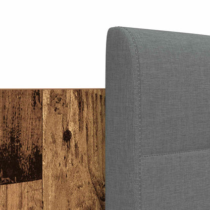 Struttura letto con testata Legno vecchio 120 x 200 cm | homemem39