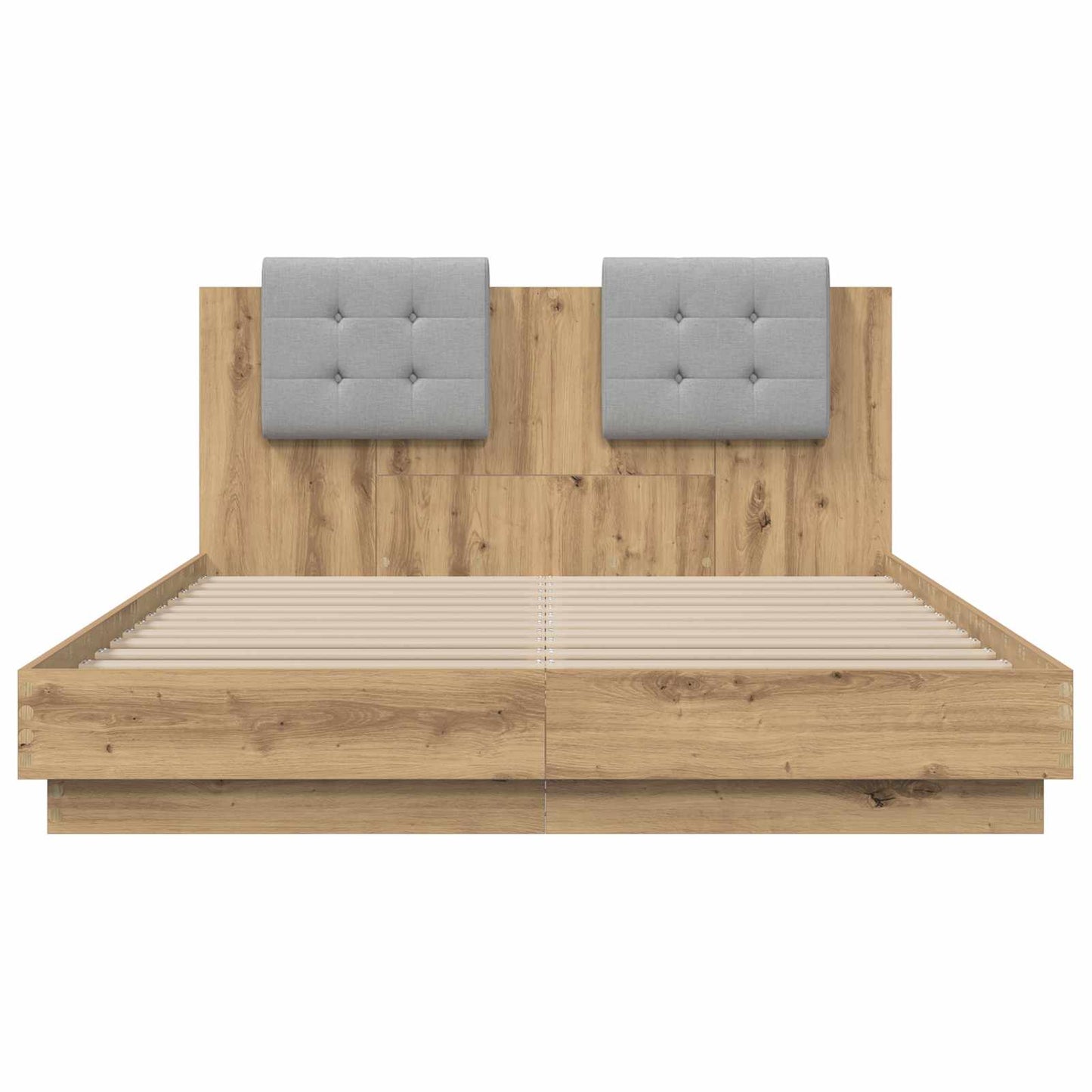 Struttura letto con testata Rovere artigianale 120 x 200 cm | homemem39