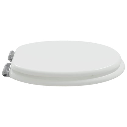 Sedile per toilette con chiusura morbida 2 pcs Bianco | homemem39