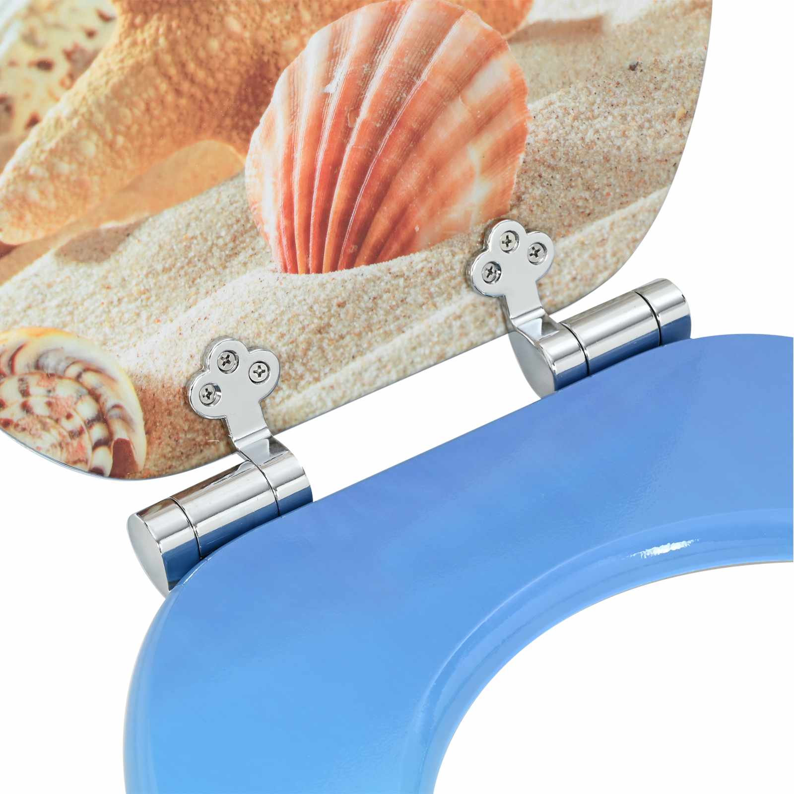 Sedile per toilette con chiusura morbida 2 pcs 44 x 38 cm | homemem39