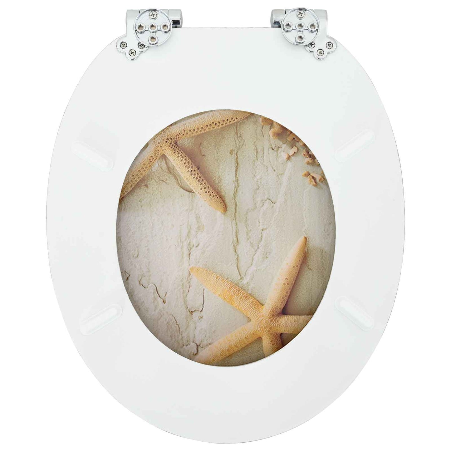 Sedile per toilette con chiusura morbida 2 pcs Giallo e Bianco | homemem39