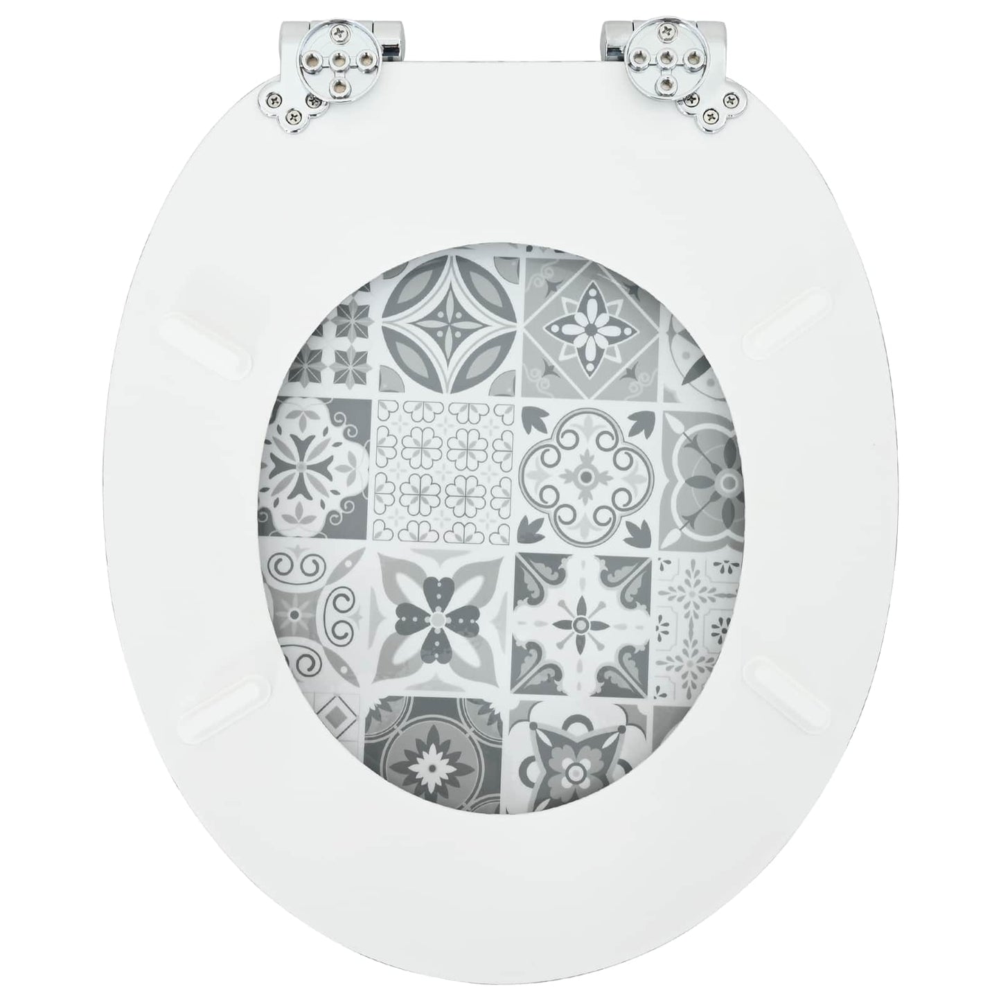 Sedile per toilette con chiusura morbida 2 pcs 44 x 38 cm | homemem39