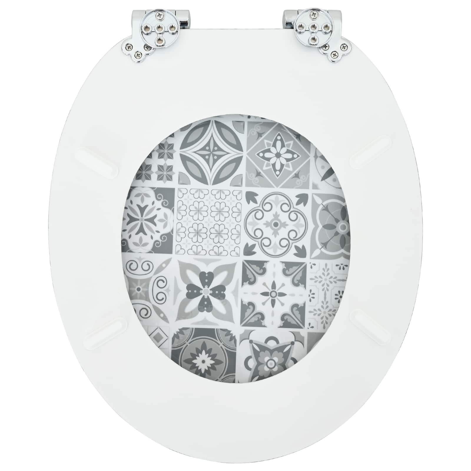 Sedile per toilette con chiusura morbida 2 pcs 44 x 38 cm | homemem39