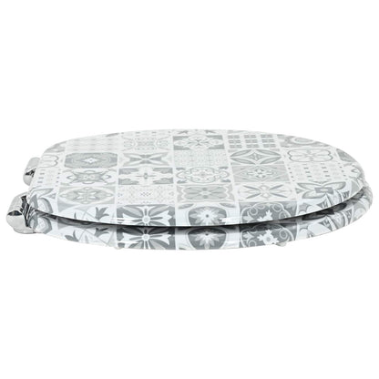 Sedile per toilette con chiusura morbida 2 pcs 44 x 38 cm | homemem39