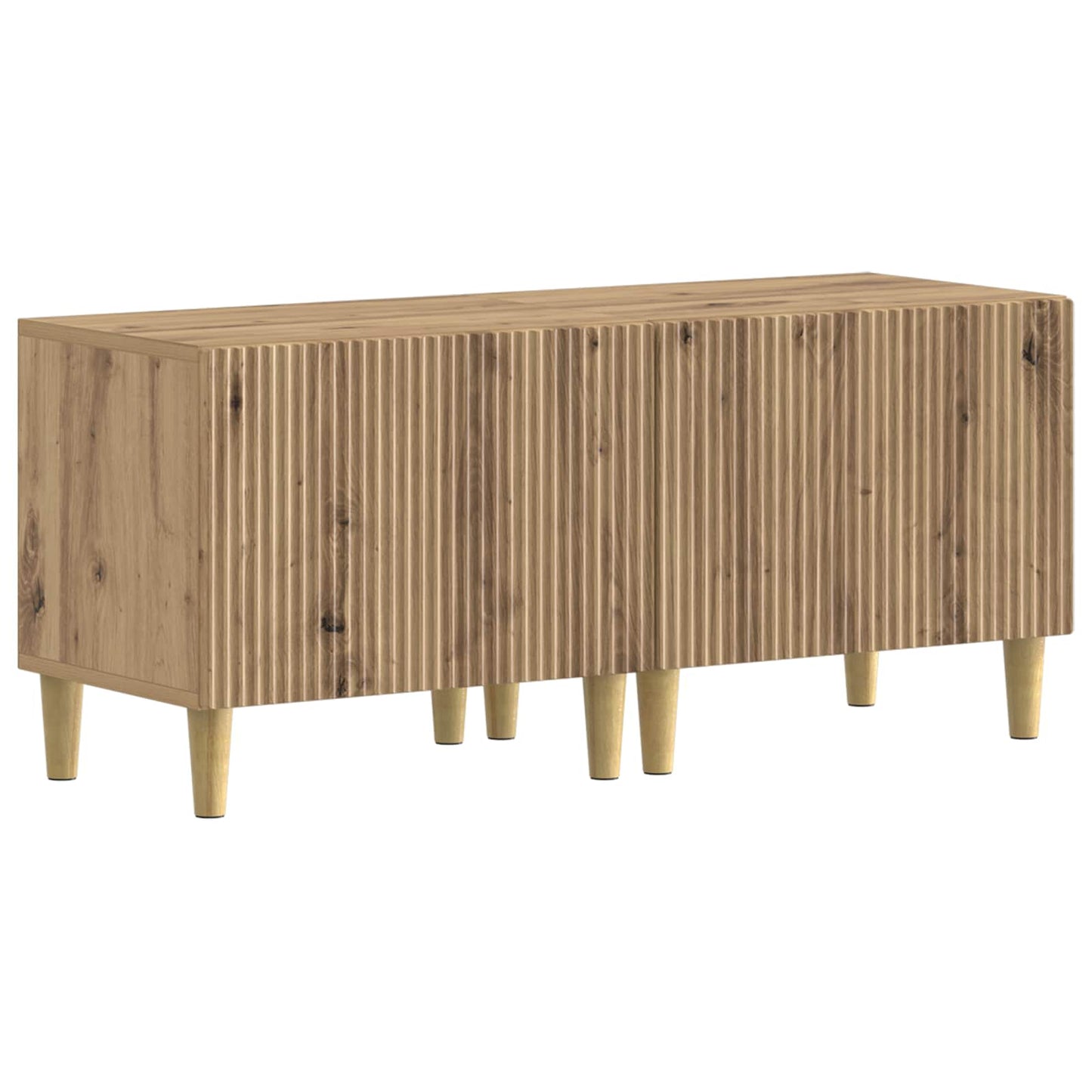 Mobile TV LED a 5 pezzi Rovere Artigianale Legno ingegnerizzato