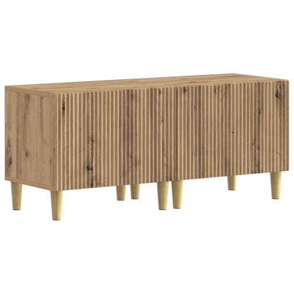 Mobile TV LED a 5 pezzi Rovere Artigianale Legno ingegnerizzato
