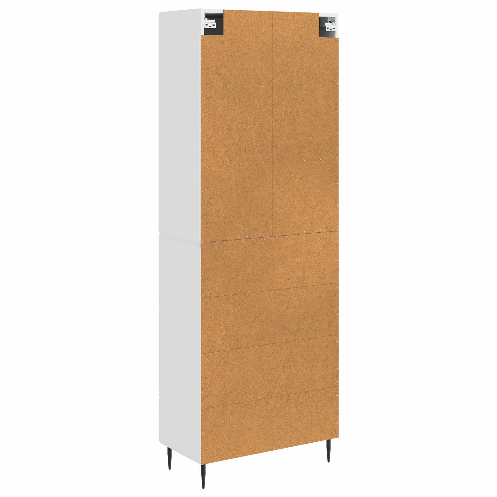 Set di armadi 2 pcs Bianco Lucido 66 x 34,5 x 90 cm | homemem39