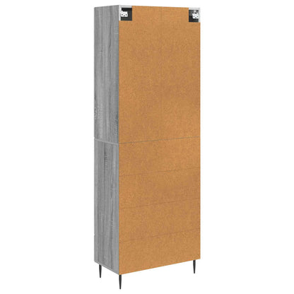 Set di armadi 2 pcs Sonoma grigio 66 x 34,5 x 90 cm | homemem39