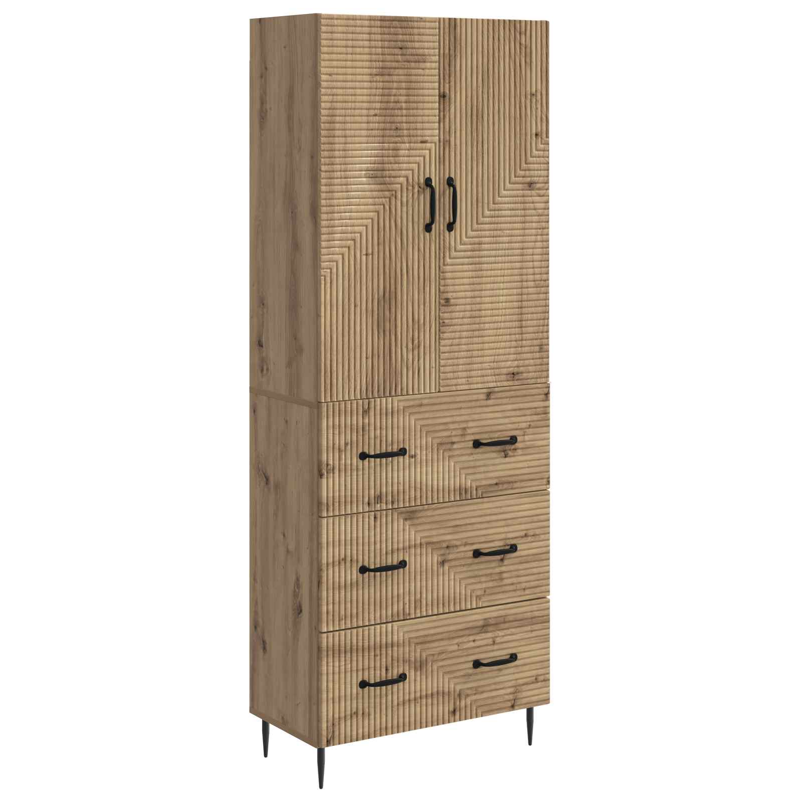 Set di armadi 2 pcs Rovere Artigianale 66 x 34,5 x 90 cm | homemem39