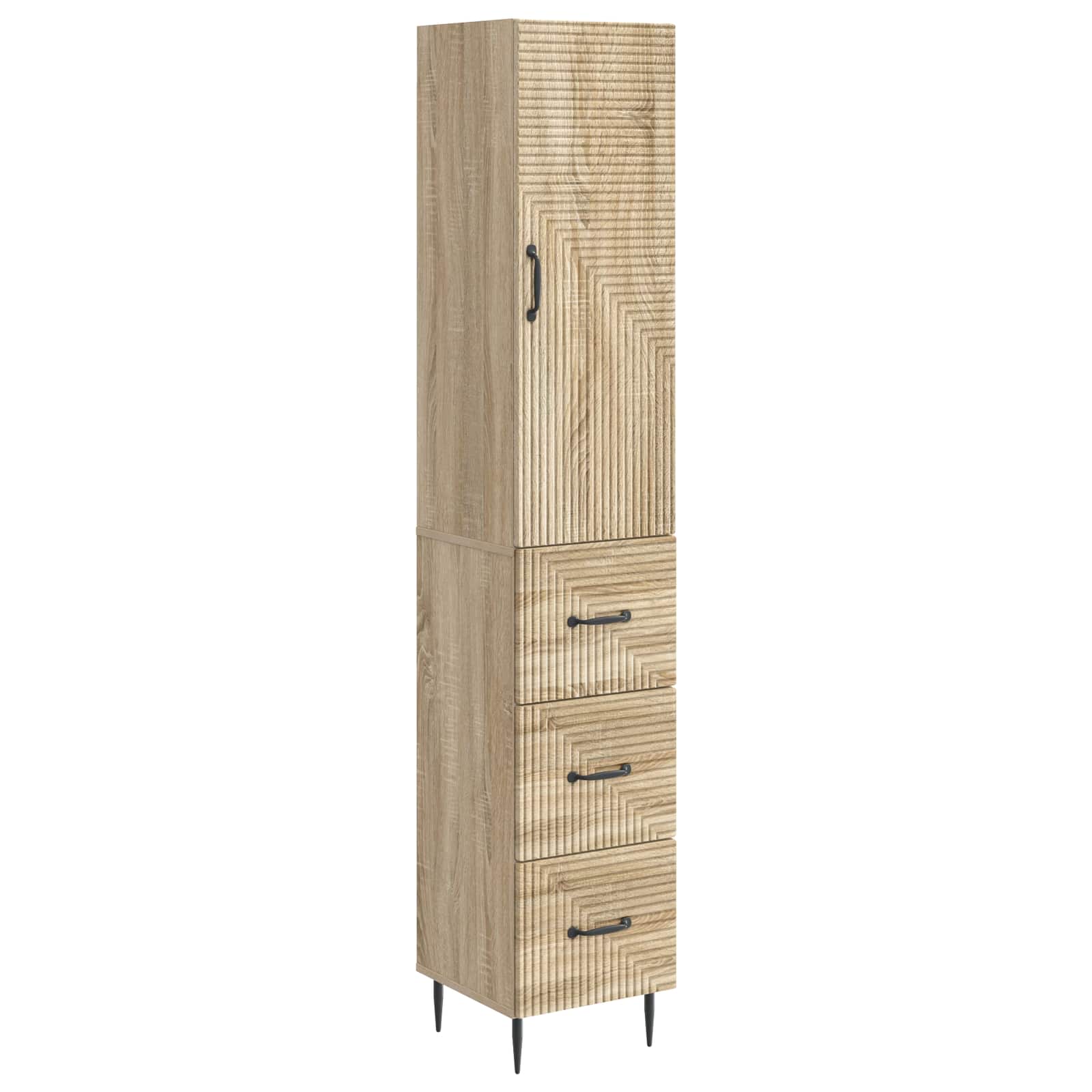 Set di armadi 2 pcs Rovere Sonoma 33 x 34,5 x 90 cm | homemem39