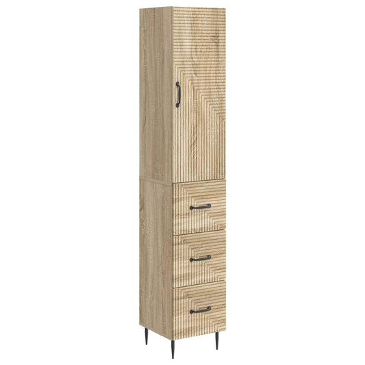 Set di armadi 2 pcs Rovere Sonoma 33 x 34,5 x 90 cm | homemem39