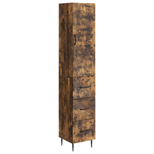 Set di armadi 2 pcs Rovere Fumo 33 x 34,5 x 90 cm | homemem39