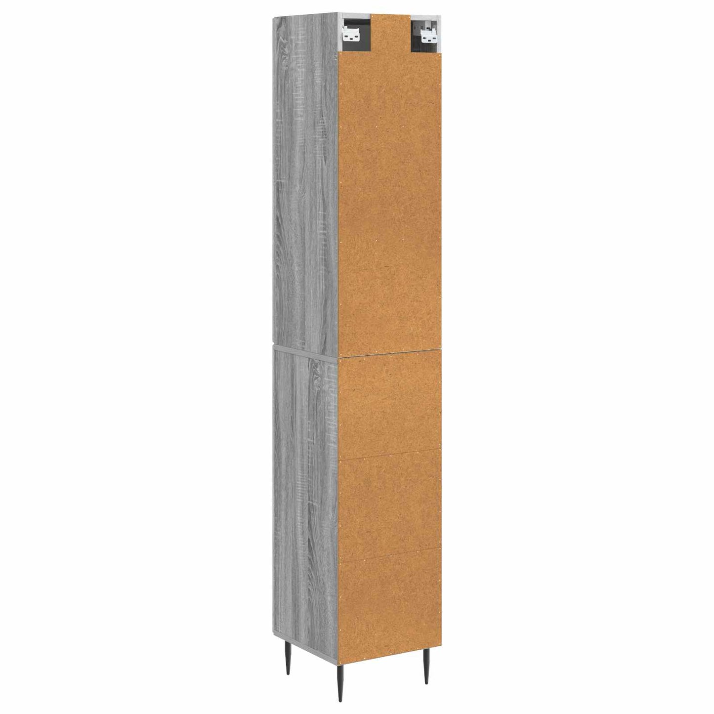 Set di armadi 2 pcs Sonoma grigio 33 x 34,5 x 90 cm | homemem39