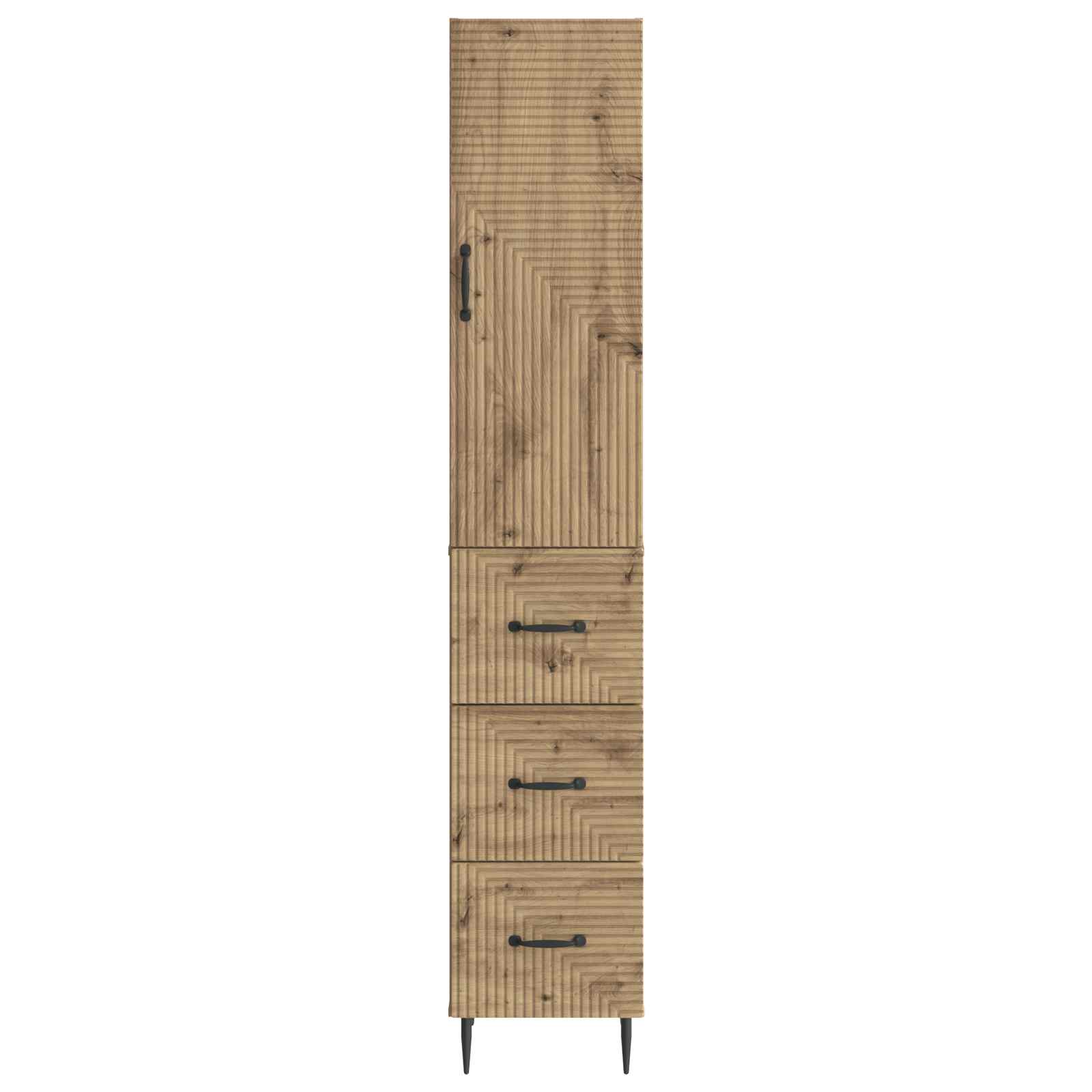 Set di armadi 2 pcs Rovere Artigianale 33 x 34,5 x 90 cm | homemem39