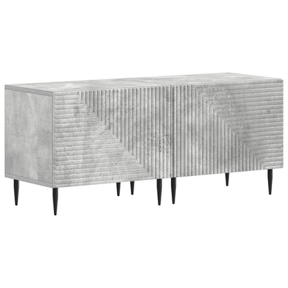 Mobile TV LED a 3 pezzi Grigio Cemento Legno ingegnerizzato