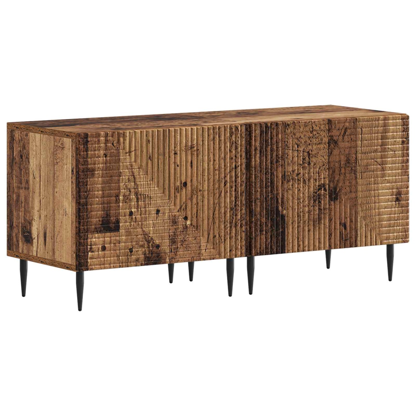 Mobile TV LED a 3 pezzi Legno antico Legno ingegnerizzato