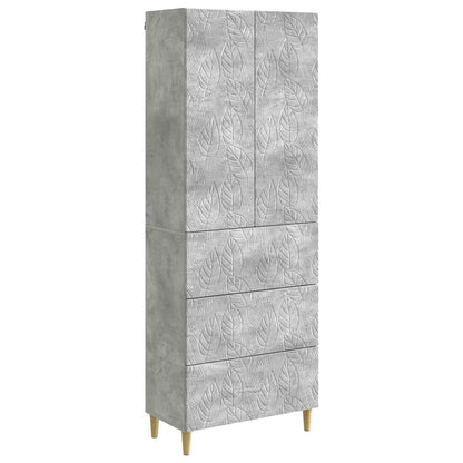 Set di armadi 2 pcs Grigio Cemento 66 x 34,5 x 90 cm | homemem39