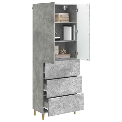Set di armadi 2 pcs Grigio Cemento 66 x 34,5 x 90 cm | homemem39
