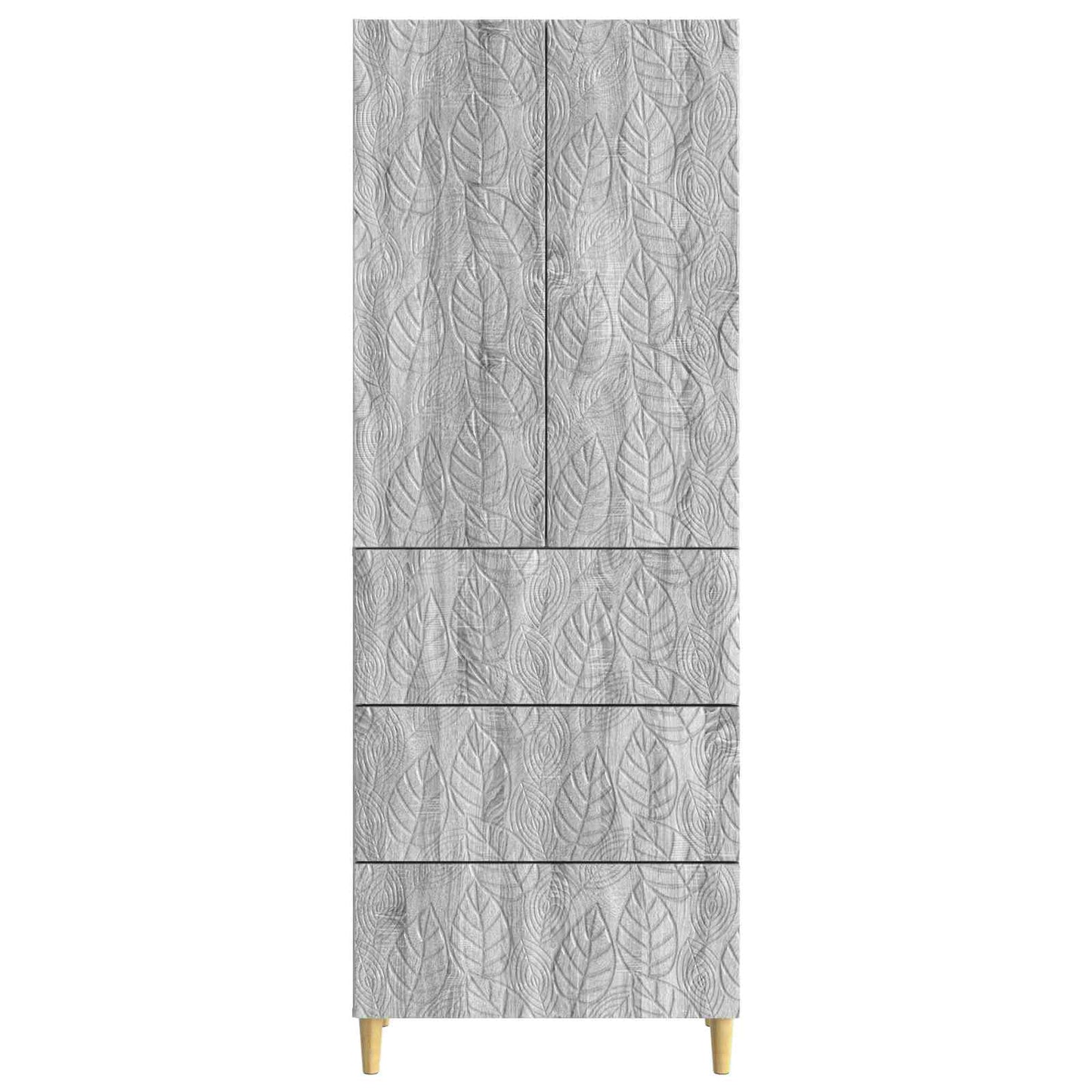 Set di armadi 2 pcs Sonoma grigio 66 x 34,5 x 90 cm | homemem39