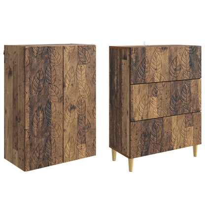 Set di armadi 2 pcs Legno antico 66 x 34,5 x 90 cm | homemem39