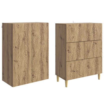 Set di armadi 2 pcs Rovere Artigianale 66 x 34,5 x 90 cm | homemem39