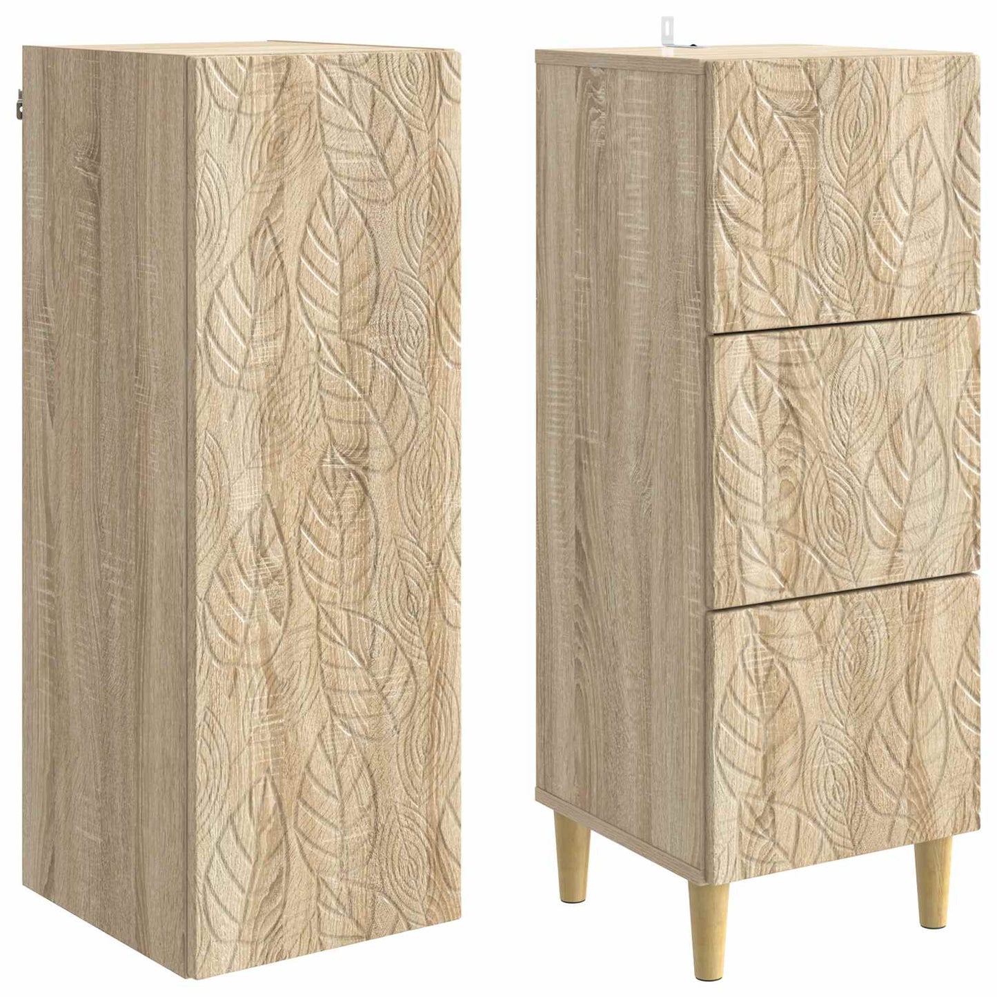 Set di armadi 2 pcs Rovere Sonoma 33 x 34,5 x 90 cm | homemem39