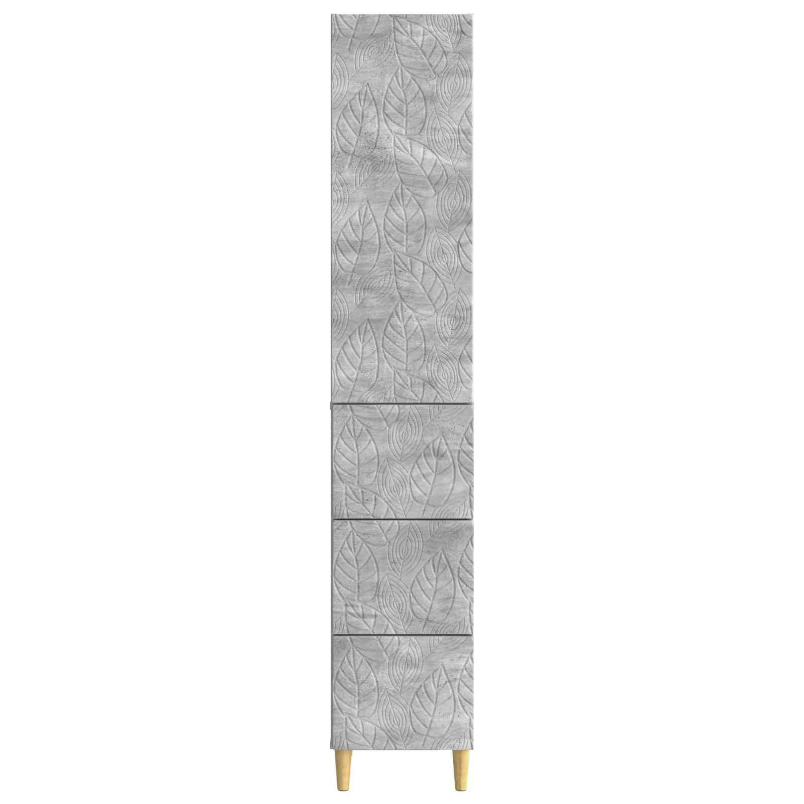 Set di armadi 2 pcs Grigio Cemento 33 x 34,5 x 90 cm | homemem39