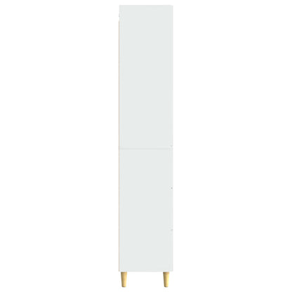 Set di armadi 2 pcs Bianco Lucido 33 x 34,5 x 90 cm | homemem39