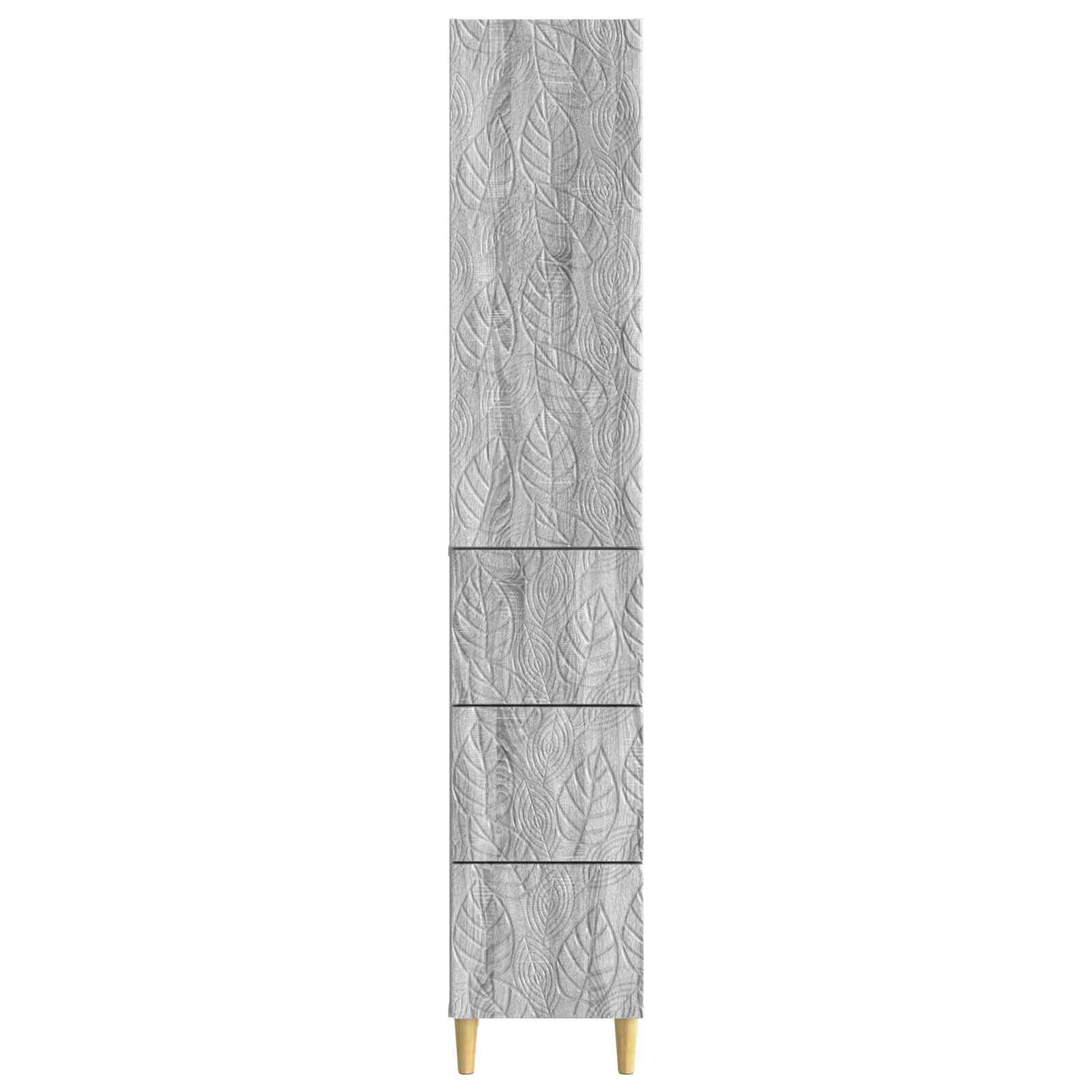 Set di armadi 2 pcs Sonoma grigio 33 x 34,5 x 90 cm | homemem39
