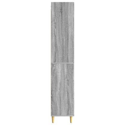 Set di armadi 2 pcs Sonoma grigio 33 x 34,5 x 90 cm | homemem39
