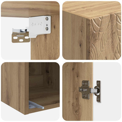 Set di armadi 2 pcs Rovere Artigianale 33 x 34,5 x 90 cm | homemem39