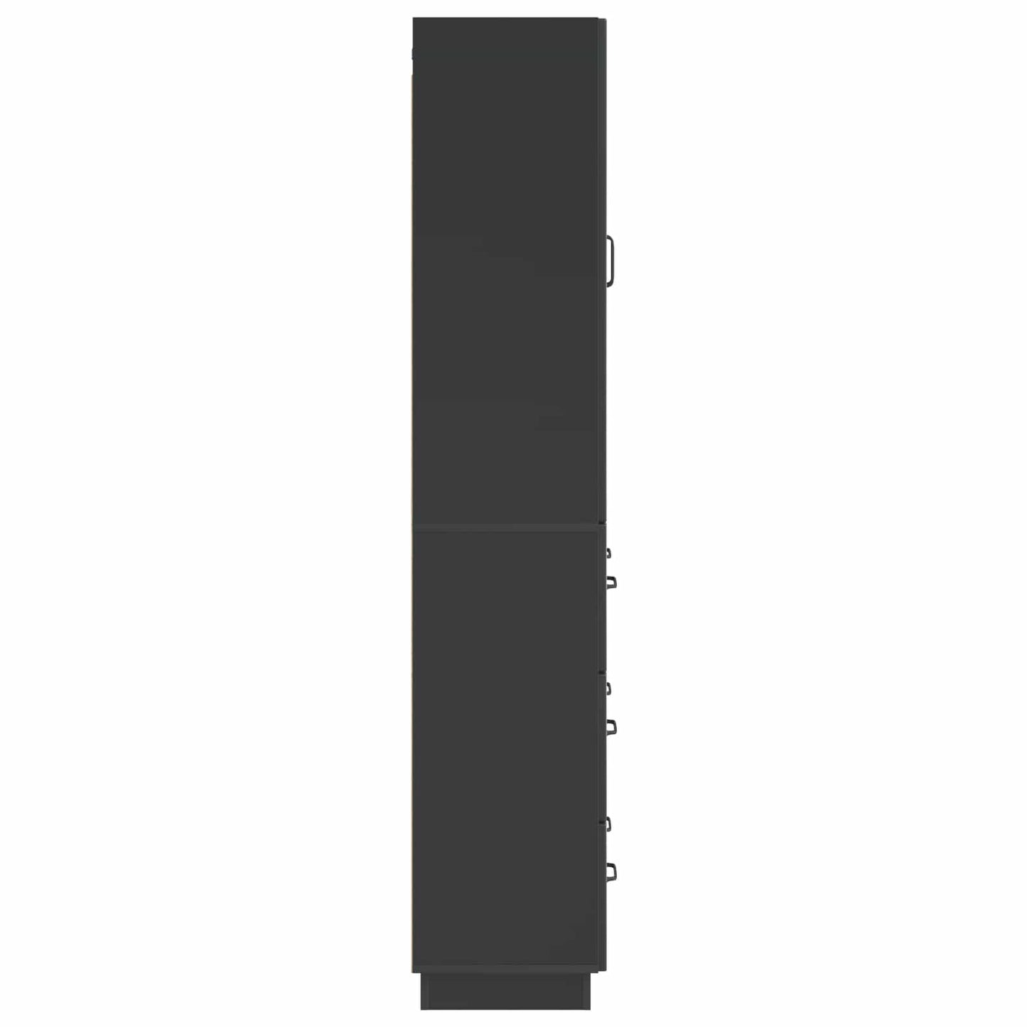 Set di armadi 2 pcs Nero 66 x 34,5 x 87 cm Legno ingegnerizzato | homemem39