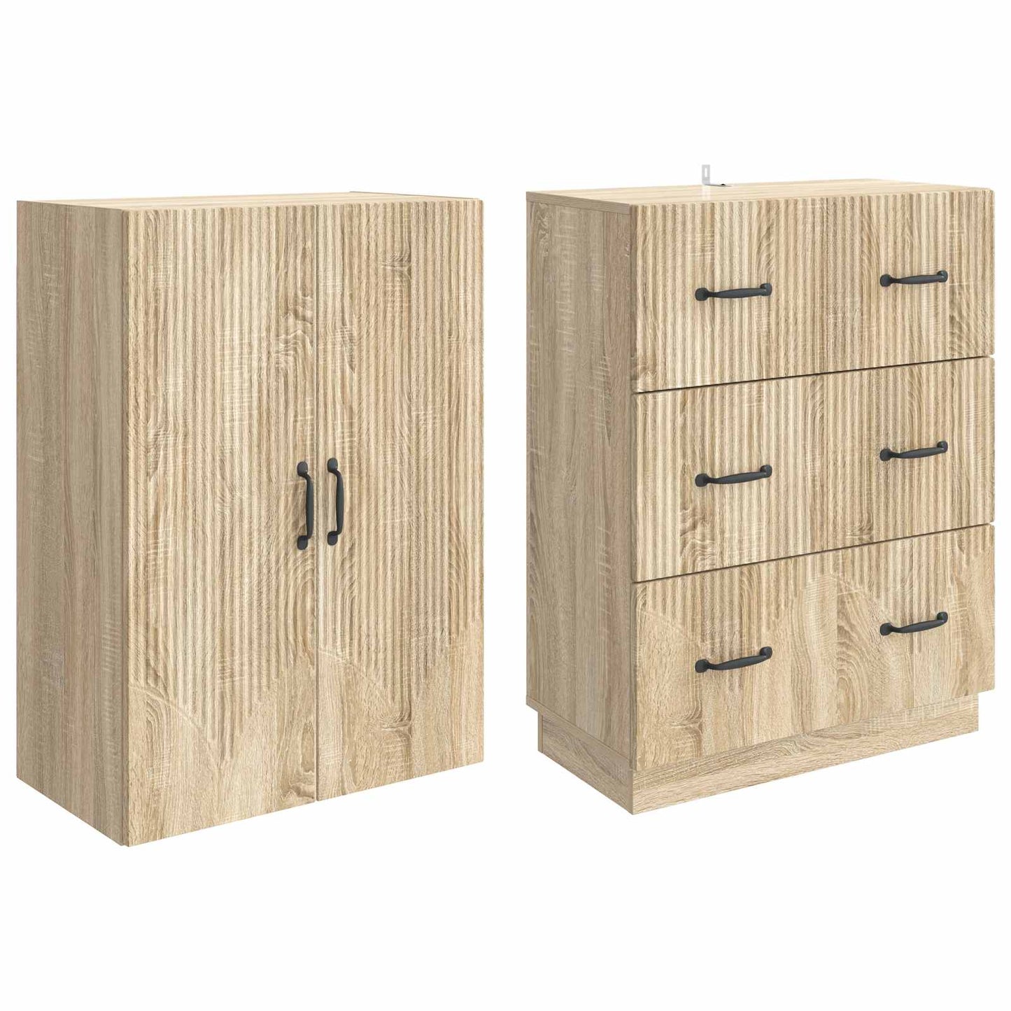 Set di armadi 2 pcs Rovere Sonoma 66 x 34,5 x 87 cm | homemem39