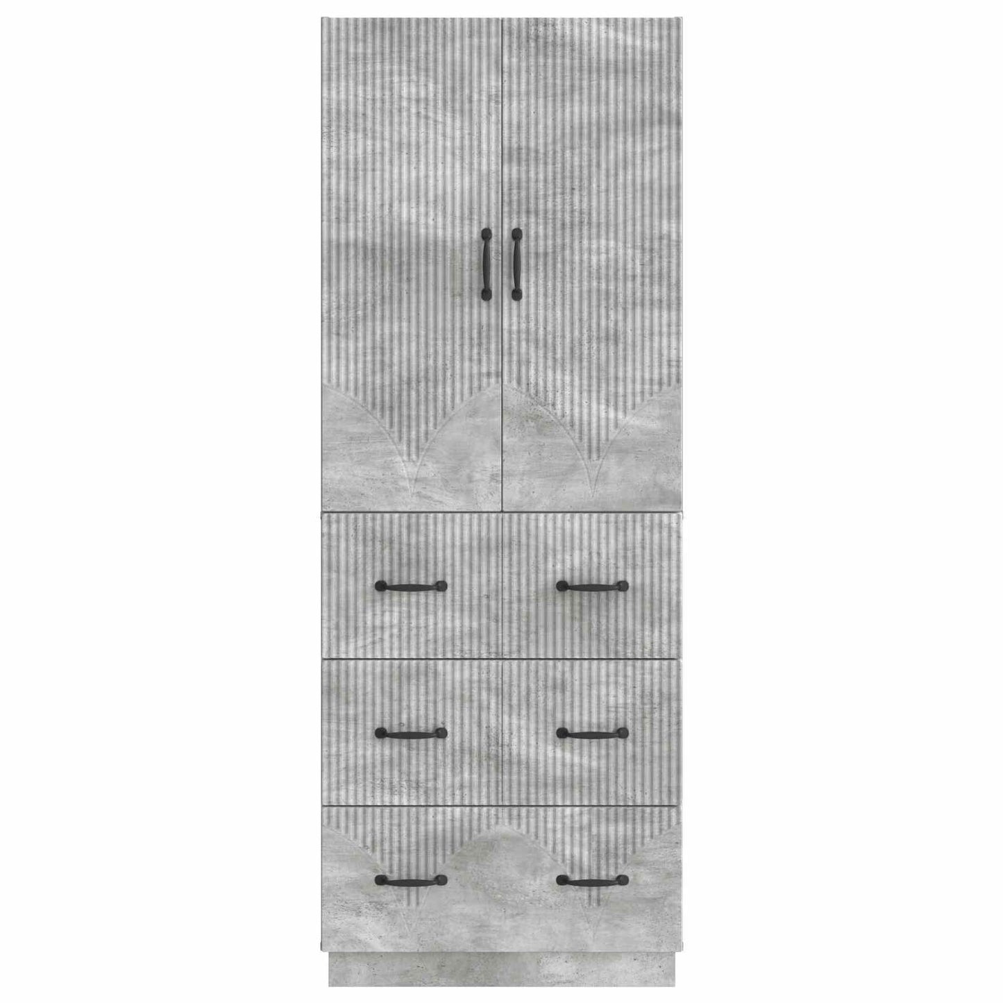 Set di armadi 2 pcs Grigio Cemento 66 x 34,5 x 87 cm | homemem39