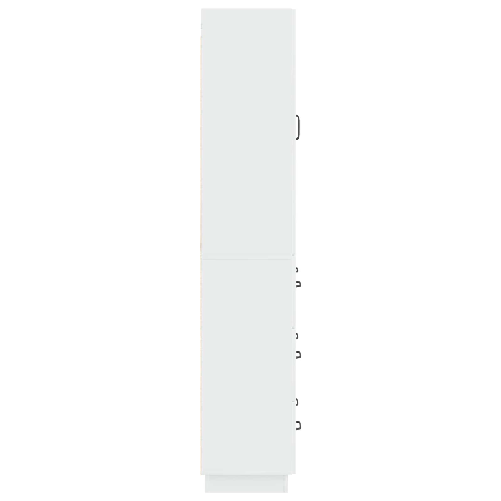 Set di armadi 2 pcs Bianco Lucido 66 x 34,5 x 87 cm | homemem39