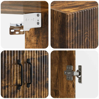 Set di armadi 2 pcs Rovere Fumo 66 x 34,5 x 87 cm | homemem39