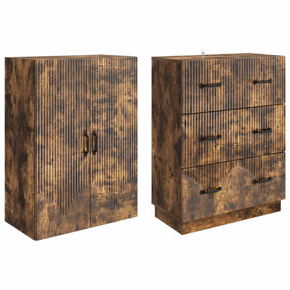 Set di armadi 2 pcs Rovere Fumo 66 x 34,5 x 87 cm | homemem39
