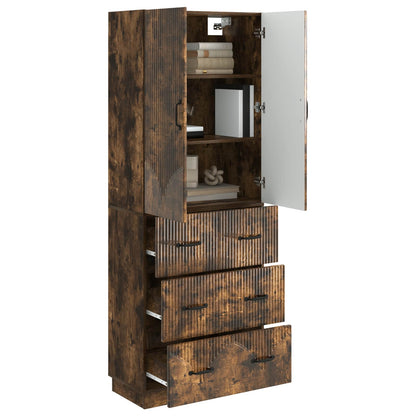 Set di armadi 2 pcs Rovere Fumo 66 x 34,5 x 87 cm | homemem39