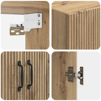 Set di armadi 2 pcs Rovere Artigianale 66 x 34,5 x 87 cm | homemem39