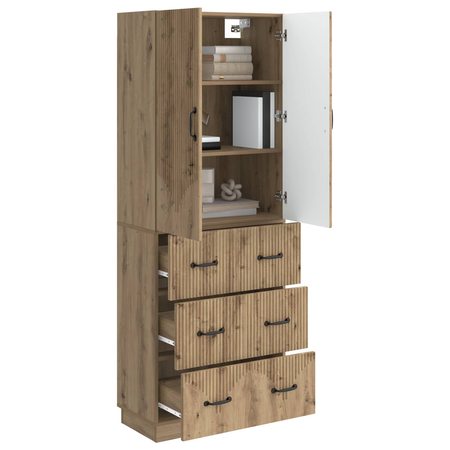 Set di armadi 2 pcs Rovere Artigianale 66 x 34,5 x 87 cm | homemem39