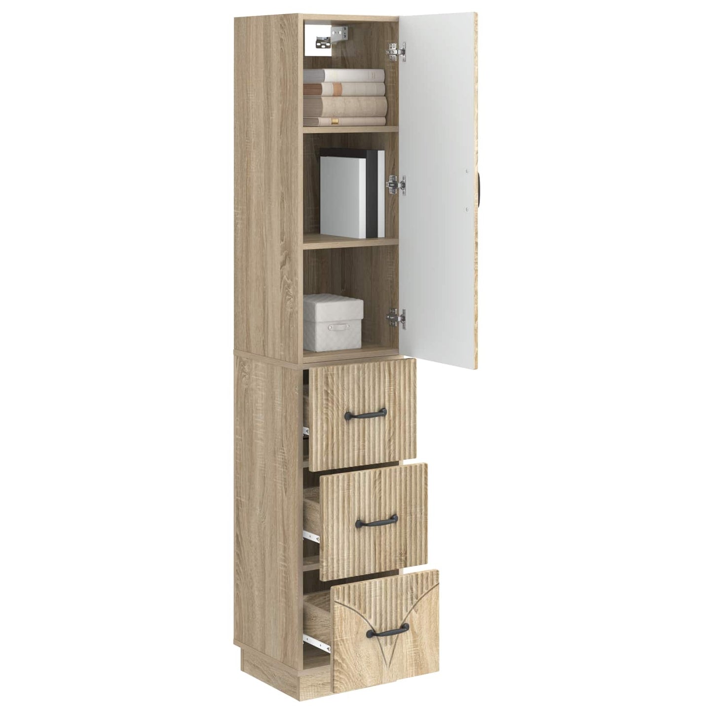 Set di armadi 2 pcs Rovere Sonoma 33 x 34,5 x 87 cm | homemem39