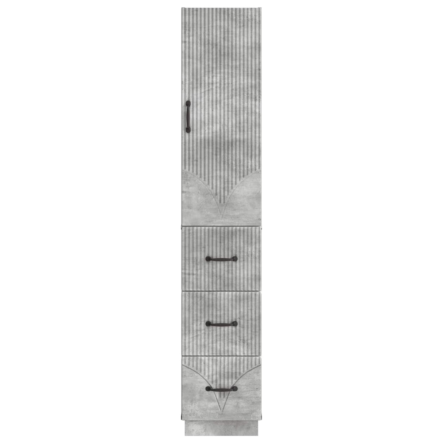 Set di armadi 2 pcs Grigio Cemento 33 x 34,5 x 87 cm | homemem39