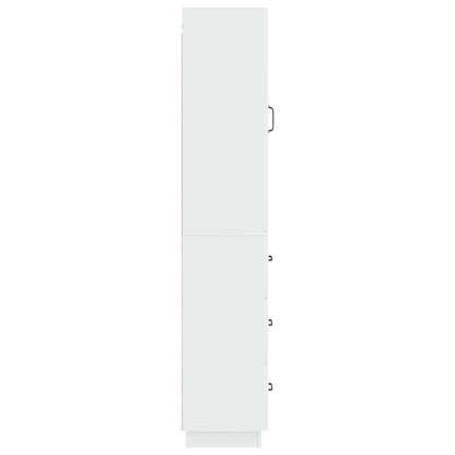 Set di armadi 2 pcs Bianco Lucido 33 x 34,5 x 87 cm | homemem39