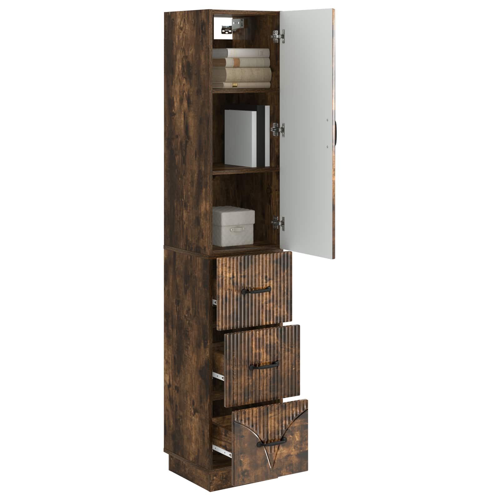 Set di armadi 2 pcs Rovere Fumo 33 x 34,5 x 87 cm | homemem39