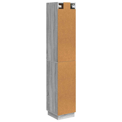 Set di armadi 2 pcs Sonoma grigio 33 x 34,5 x 87 cm | homemem39